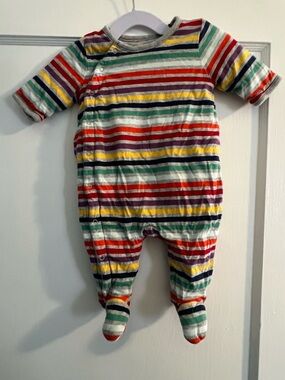 GAP Multi-Color Striped Footed One-Piece